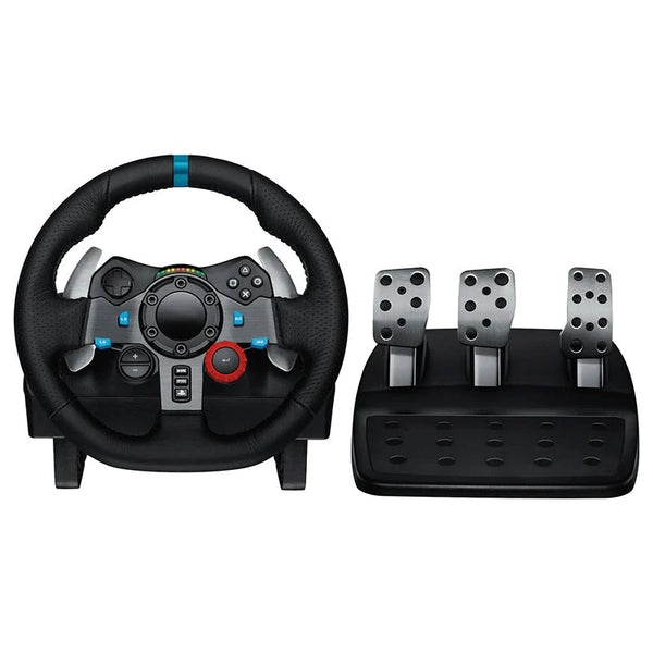 G29 Driving Force Racing Wheel and Floor Pedals for PS5. PS4. PC. Mac Black